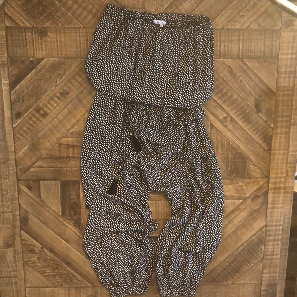 Blue Island Strapless Jumpsuit size Small